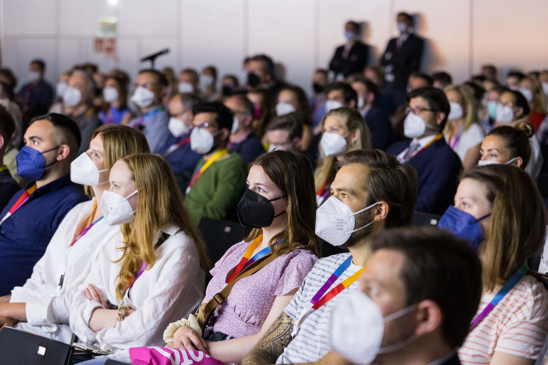 Besucher vor dem RMCC